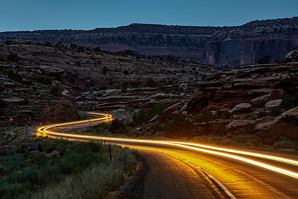 Canyonlands Light Trails