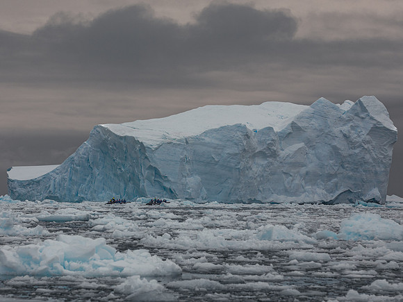 Zodiac Cruise around Icebergs